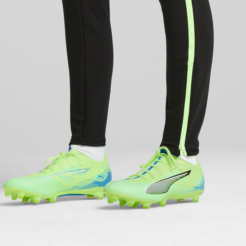 PUMA ULTRA 5 MATCH FG/AG Mens Green Football Boots - Image 2